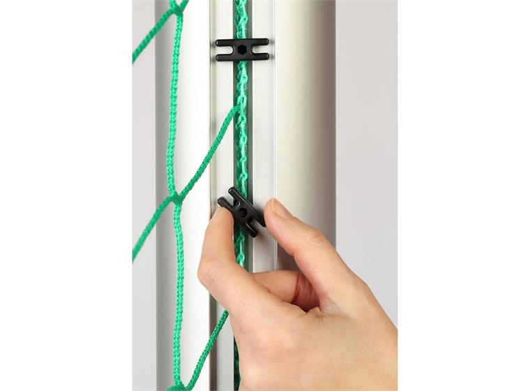 Nätkrok i plast för målburar 1 st 26x10x4 mm - Svart