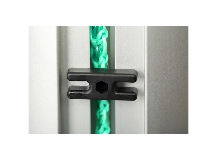 Nätkrok i plast för målburar | 1 st 26x10x4 mm | Svart 