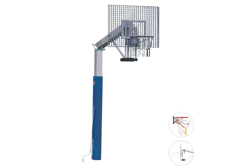 Basketställning Fair Play Silent 2.0 180x105 cm | Justerbar | Dunkkorg 