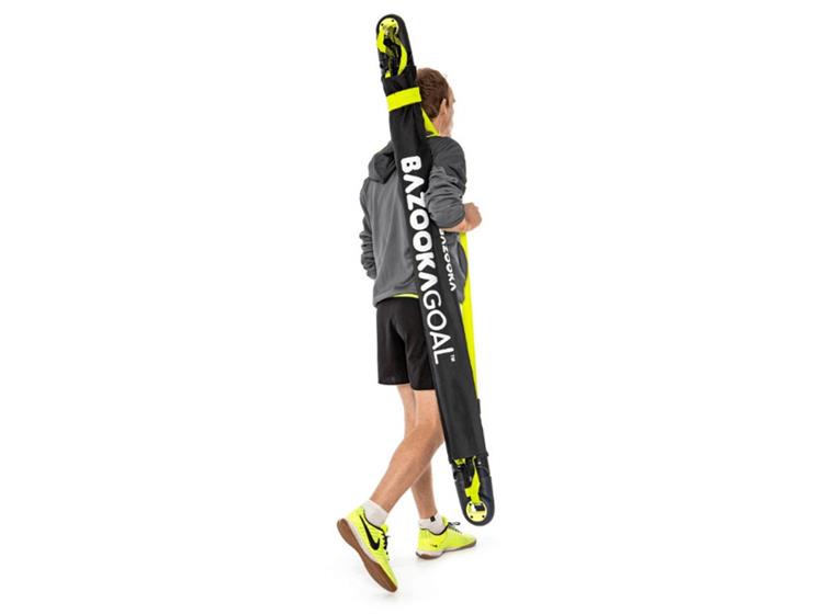 Bazooka Goal XL-Ihopfällbart imål 2 st Fotbollsmål för smålagsspel 150 x 90 cm