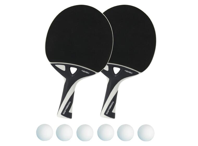 Bordtennisrack Cornilleau Nexeo X70 2 Tåliga rack| 6 Bordtennisbollar 