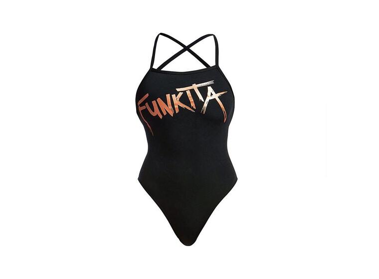 Bronzed Baddräkt EU34 Funkita - Strapped In 