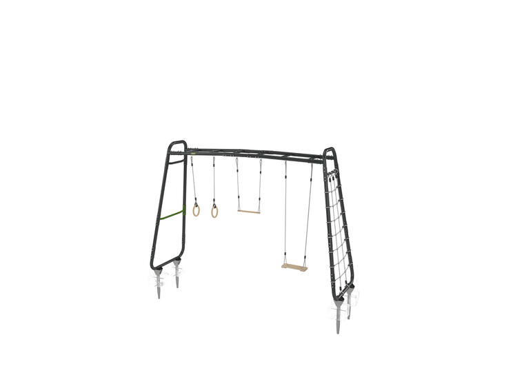 EXIT GetSet monkeybar MB310 Lekställning 379 x 115 cm utrustad