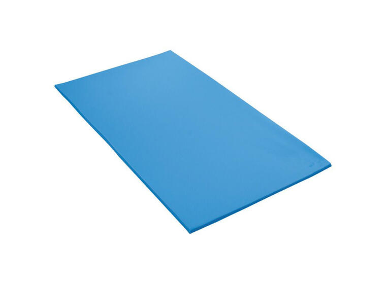 Lekmatta 200 x 100 x 2 cm | Blå Matta med kardborre och halkskydd 