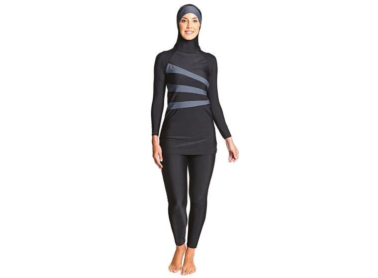 Meelup Modesty Suit Burkini Baddräkt 44 Zoggs | Svart | Elastomax 