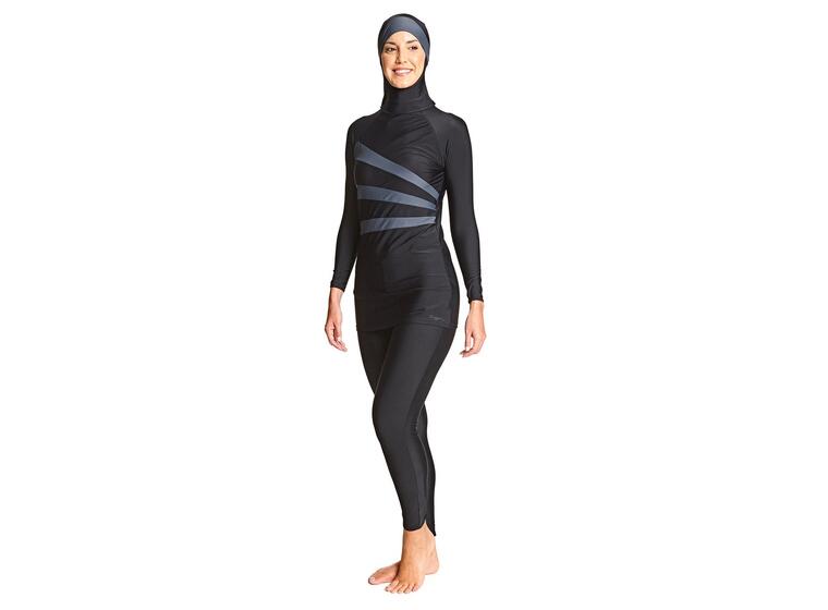 Meelup Modesty Suit Burkini Baddräkt 44 Zoggs | Svart | Elastomax 
