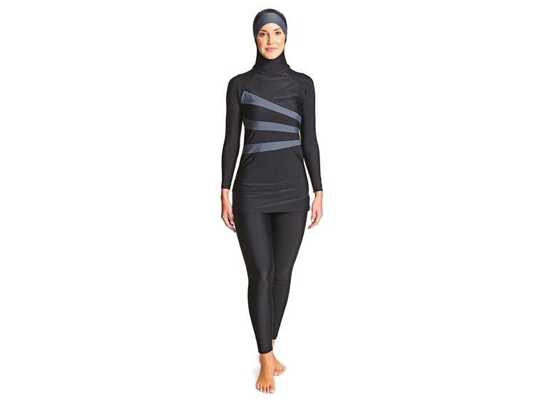 Meelup Modesty Suit Burkini Baddräkt 44 Zoggs | Svart | Elastomax 