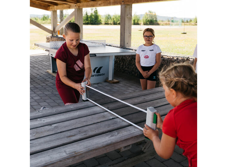 Portabelt utdragbart bordtennisnät Infällbart pingisnät