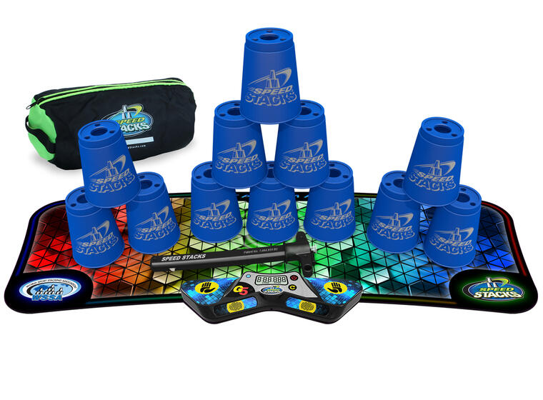 Speed stacks  Speedstackingset Komplett spelset Blå