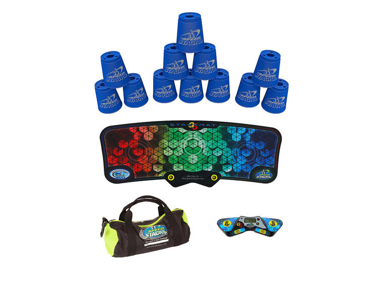 Speed stacks  Speedstackingset Komplett spelset Blå