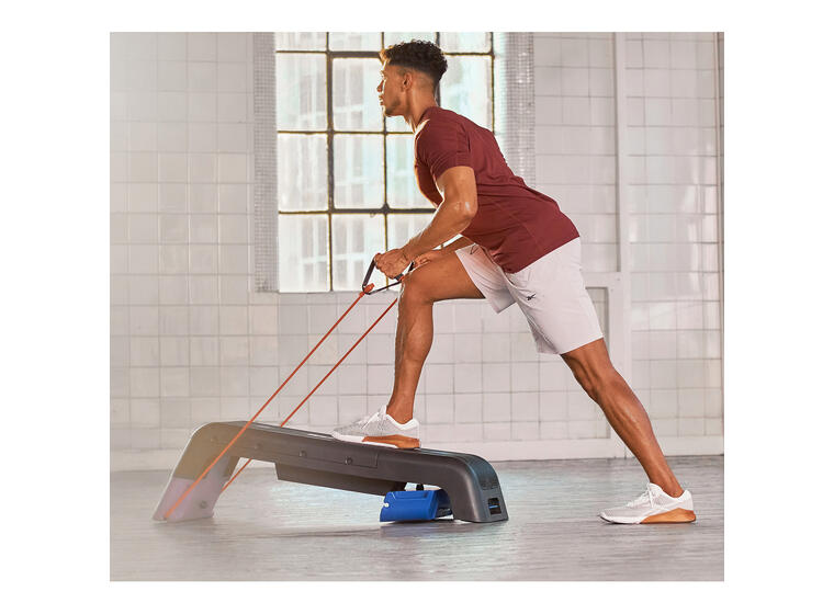 Stepbräda Reebok The Deck 2.0 Blå/Svart Uppfällbart ryggstöd | 121,5x33,7x35 cm 