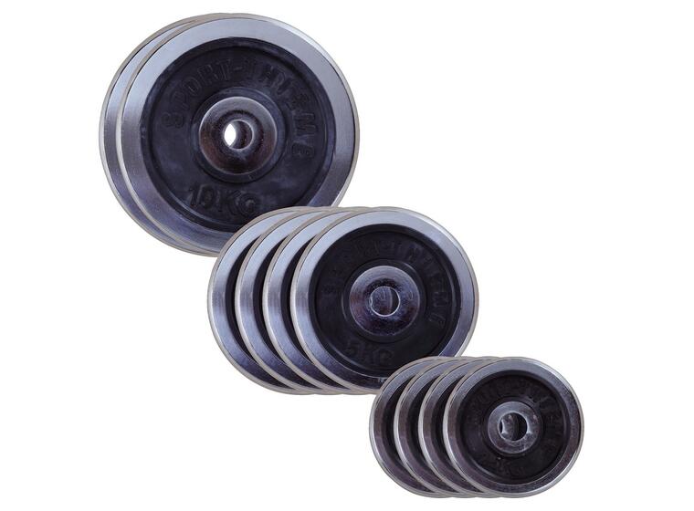 Viktkivor | Krom |  50 kg | 30mm 4x2,5kg | 4x5kg | 2x10 kg 