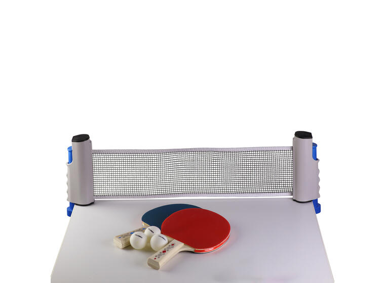 Bordtennisset Portabelt  Pingisnät Med utdragbart nät Automatisk inrullning 