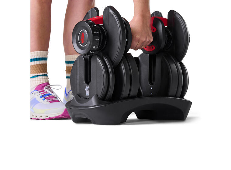 Bowflex Selecttech Dumbbells 2-24 kg 1 x Justerbar hantel | 15 viktnivåer 