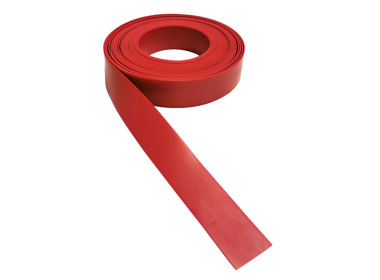 Markeringslinje i gummi 10 m Bredd 4 cm | Röd 