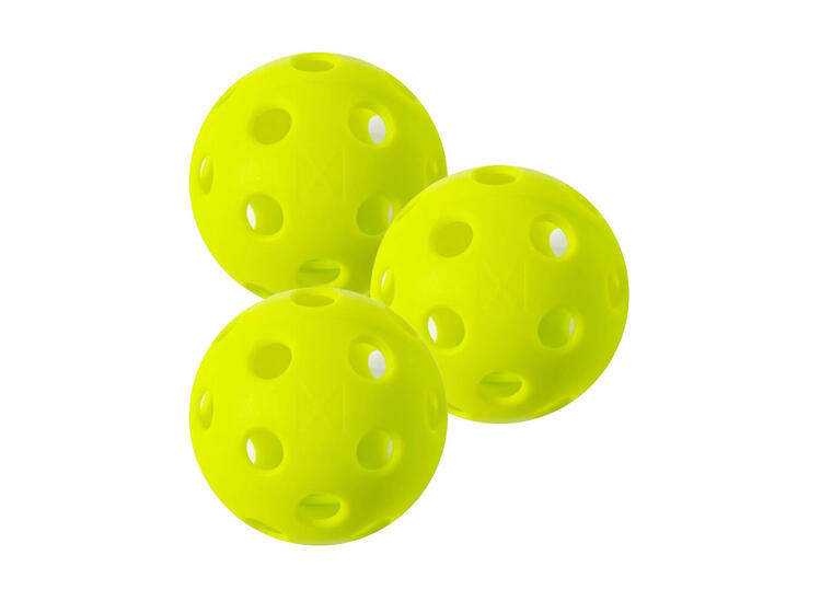 Pickleball X-26 Inomhusboll  Lime 3 st Pickelbollar | Träning och match 