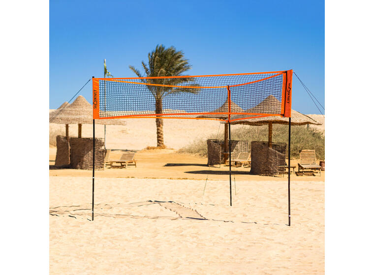 Sharknet Sandvolleyboll-set Triangelspel och vanligt spel 