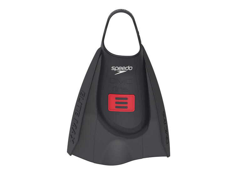 Speedo x DMC Elite Max Simfötter XS Simfenor med korta blad | Svart/Röd 