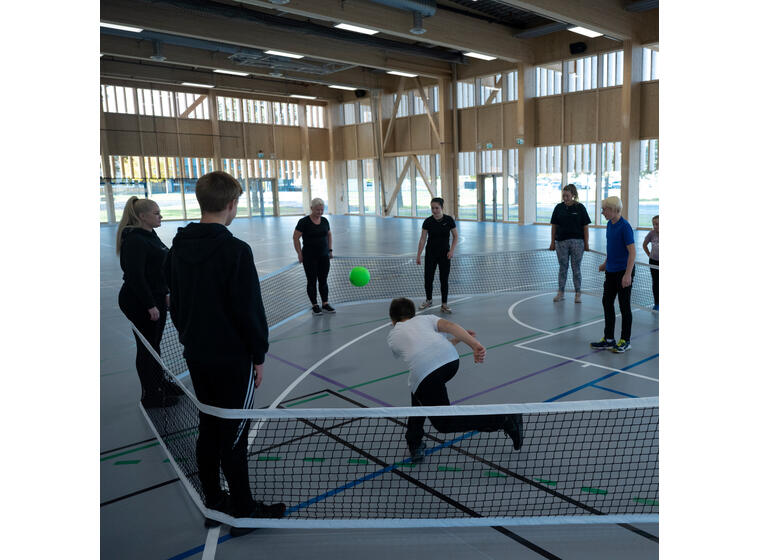 GaGaNet | Portabelt gagabollnät 2 x10 m Nät för gagaboll | ø 6 m | gagabollplan 