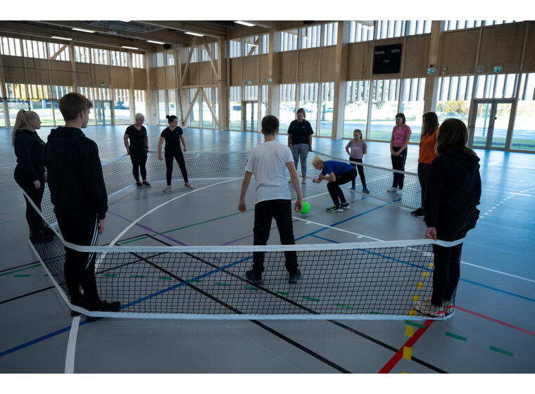 GaGaNet | Portabelt gagabollnät 2 x10 m Nät för gagaboll | ø 6 m | gagabollplan 