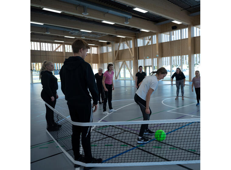 GaGaNet | Portabelt gagabollnät 2 x10 m Nät för gagaboll | ø 6 m | gagabollplan 