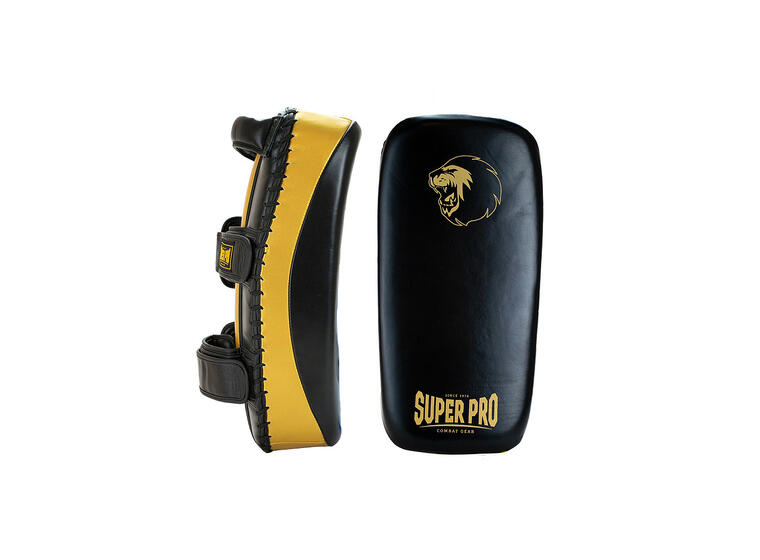 Punch Pad i läder | 40x19cm Mitts | 1 kg | Svart/guld 