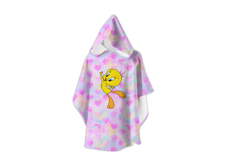 Slipstop Badponcho Chirpie Strandponcho | Onesize 2-8 år | Tweety 