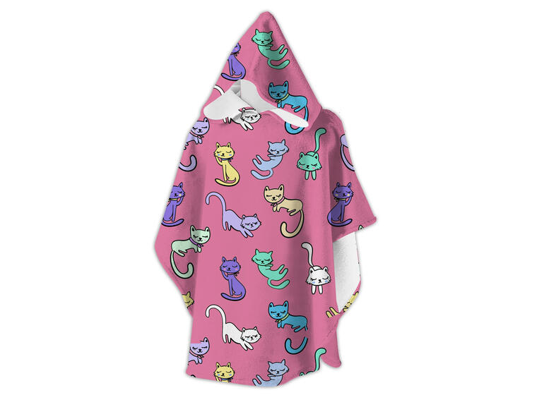 Slipstop Badponcho Kitties Strandponcho | Onesize 2-8 år 