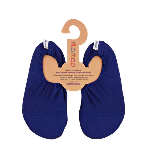 Slipstop Halksockor Navy Jr Badstrumpor barn