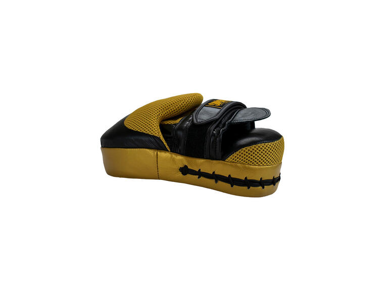 Super Pro Curved Punch Pads 26 x 19 x 6 cm | 500 gram | Black/ Gold 