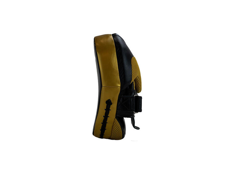 Super Pro Curved Punch Pads 26 x 19 x 6 cm | 500 gram | Black/ Gold 