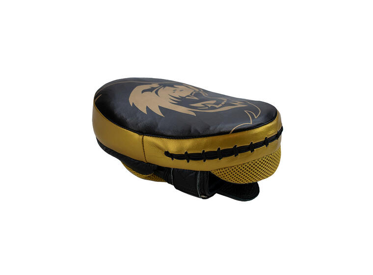 Super Pro Curved Punch Pads 26 x 19 x 6 cm | 500 gram | Black/ Gold 