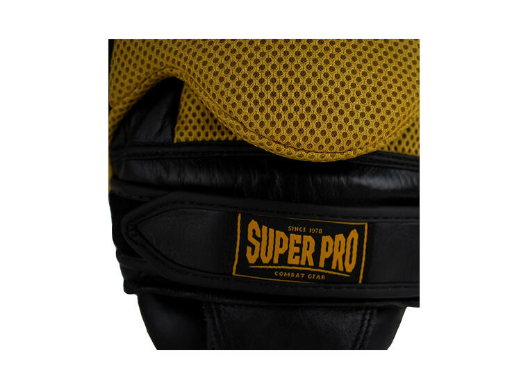Super Pro Curved Punch Pads 26 x 19 x 6 cm | 500 gram | Black/ Gold 