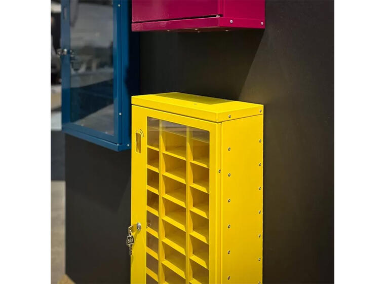 Mobilförvaring med 25 platser| Plexiglas Genomskinligt förvaringsskåp för mobiler 