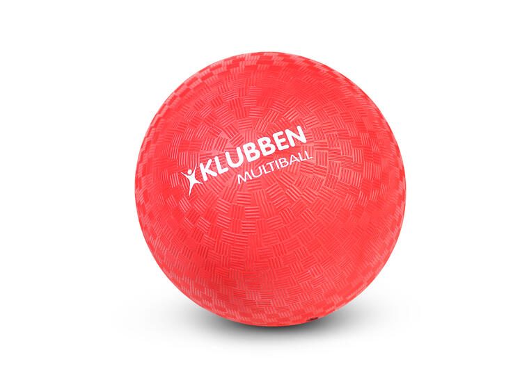 Multiboll 21 cm | Röd Skolgårdsboll | Gagaboll | Lekboll 