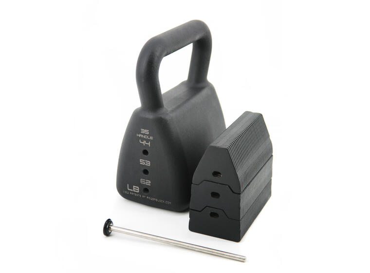 PowerBlock Kettlebell 16-28 kg Justerbar vikt 