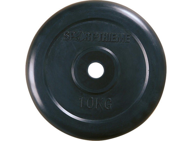 Viktskiva gummerad 10 kg Hål: 30 mm 