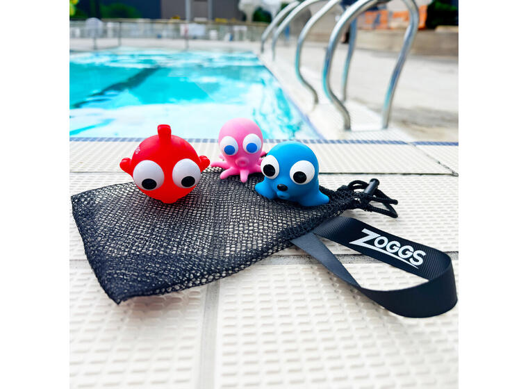 Zoggs Float Friends Flytande leksaker Vattenlek för bassängen och poolen 3 st 