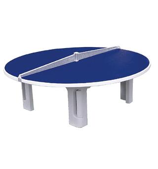 Bordtennisbord Runt 240cm Utomhusbord | blå | nät inkluderat