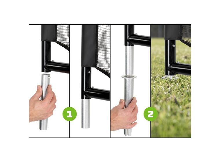 Fotbollsmål EXIT Finta 300x200x90 cm 5 manna | Trädgårdsmål med förankring 