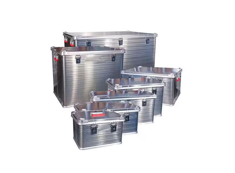 Förvaringslåda i aluminium 157 L 782x585x412 mm 