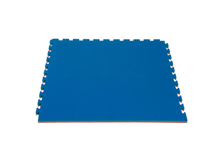 Judomatta Tatami 1 x1 m - 2 cm tjock Tatami officiell tävlingsmatta | Blå/Röd 