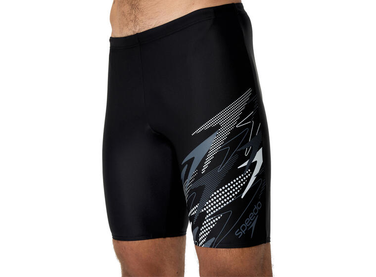 Medley Logo Jammer Badbyxa 38 Speedo | Svart/Grå | Enduraflex 
