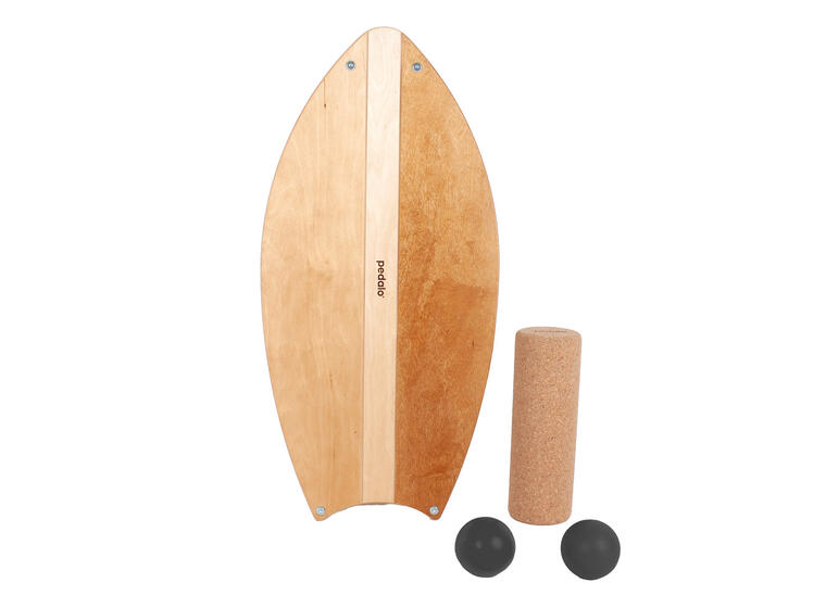 Pedalo Triple Balance Board Balansbräda med rulle och stopp 