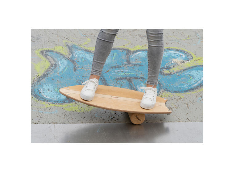Pedalo Triple Balance Board Balansbräda med rulle och stopp 
