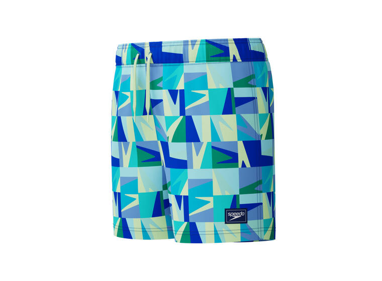 Print Volley 13 Badshorts jr 116 Speedo | Blå/Grön | Recycled Polyester 