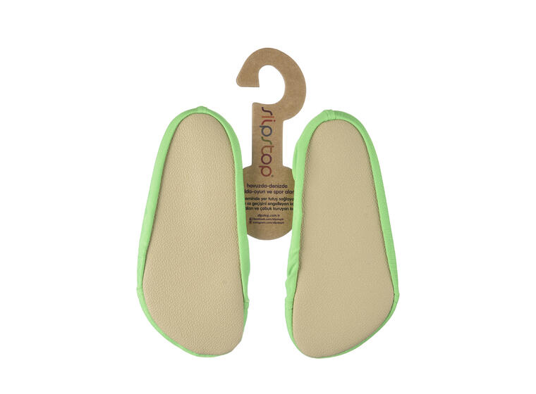 Slipstop Halksockor Neon Green Jr Badstrumpor barn 