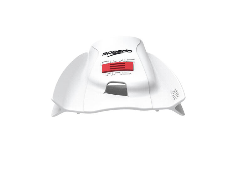 Speedo x DMC Elite Simfötter MS Simfenor med korta blad | Vit/Röd 