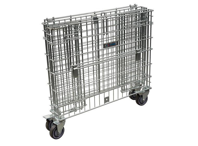 Förvaringsvagn Jumbo XXL 100x104x62 cm Går att fälla ihop