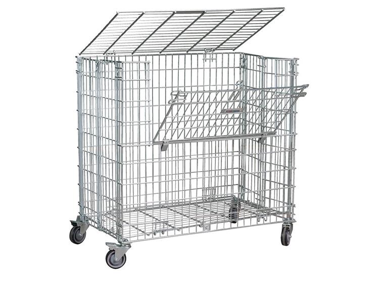 Förvaringsvagn Jumbo XXL 100x104x62 cm Går att fälla ihop